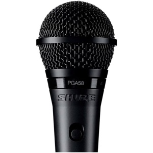 Kit Shure PGA58 BTS Microfono Dinamico + Soporte + Cable