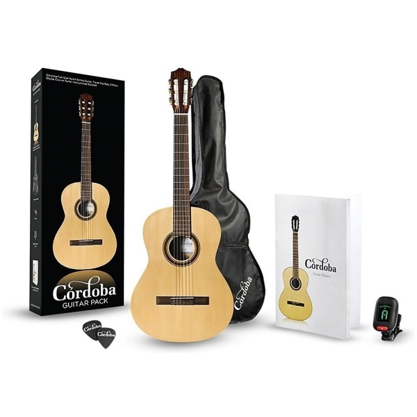 Guitarra Clasica Cordoba Cp100 Com Funda Afinador Y Puas