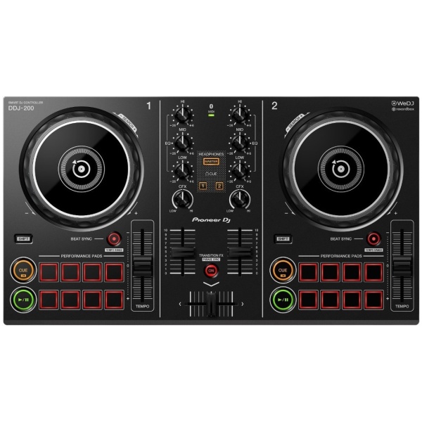 Controlador DJ Pioneer DDJ200 Dos Decks Pads Rgb USB
