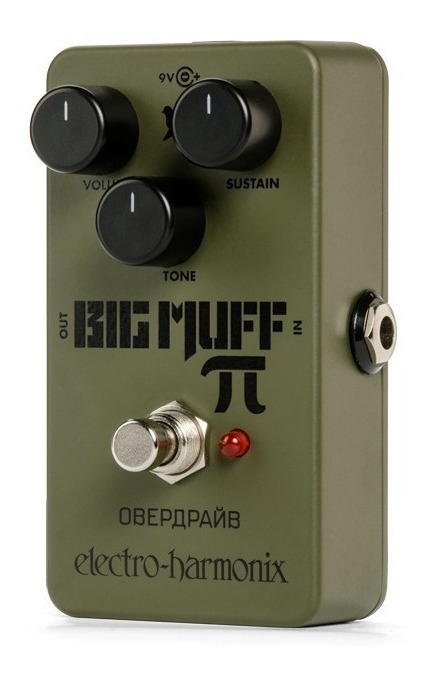 Pedal Electro Harmonix Green Russian Big Muff Pi Fuzz