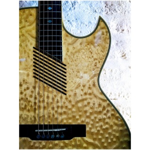 Guitarra Electroacustica Washburn EA 36 Maple Ojos De Pajaro