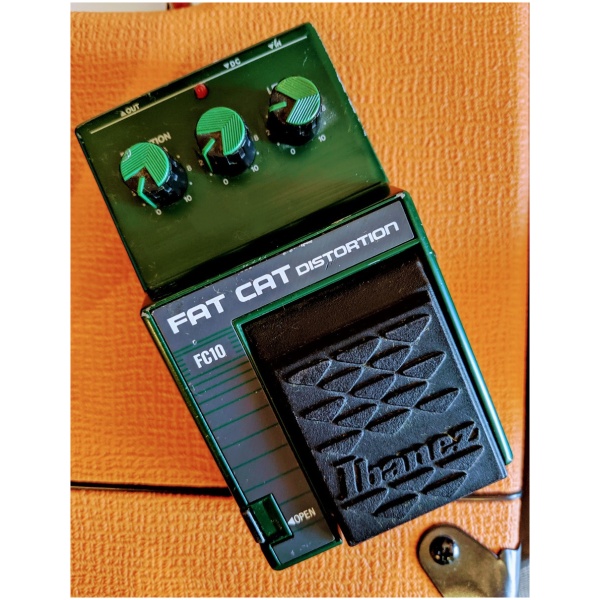 Pedal Ibanez Fat Cat Distortion Fc10 80s Usado