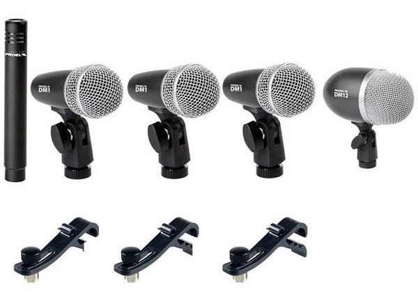 Kit De Microfonos Para Bateria Proel DMH5xl