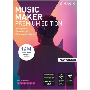 Magix Music Maker Premium 19 Software Licencia Original Full