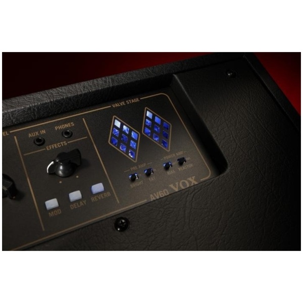 Amplificador Guitarra Vox Av15 15w 1x8 Híbrido Analogico