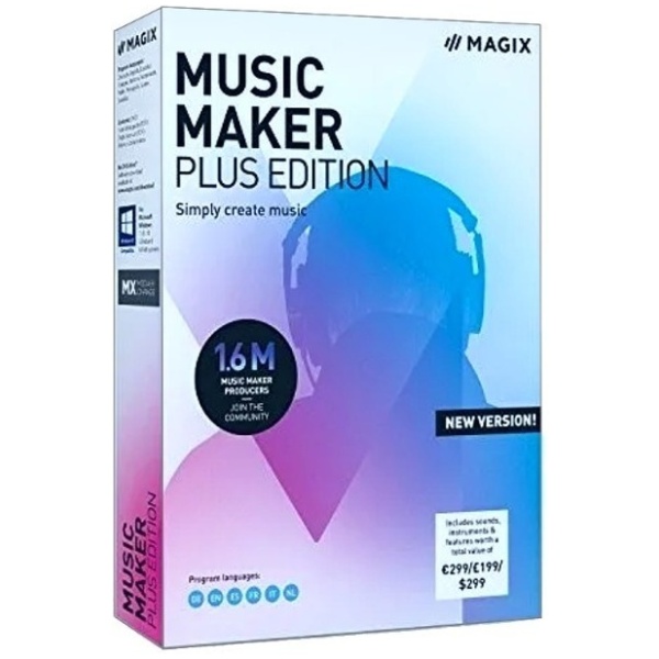 Music Maker Plus 2019 Software Prod Musica Licencia Original