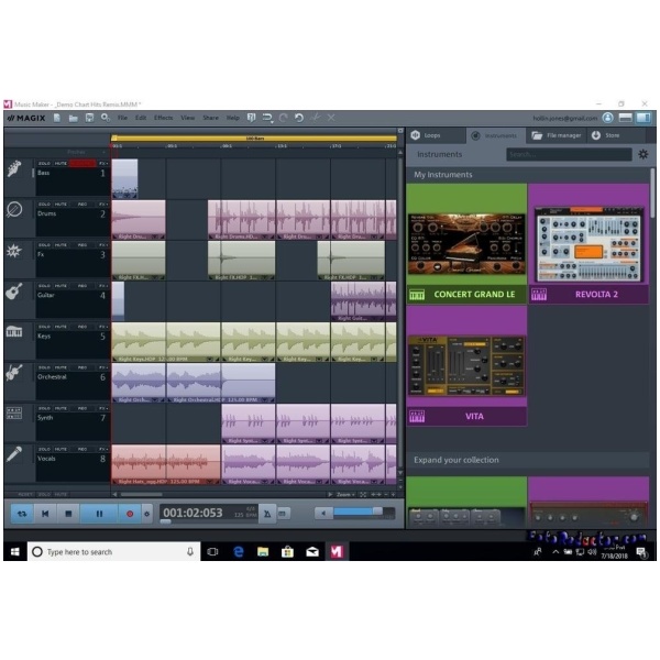 Magix Music Maker Premium 19 Software Licencia Original Full