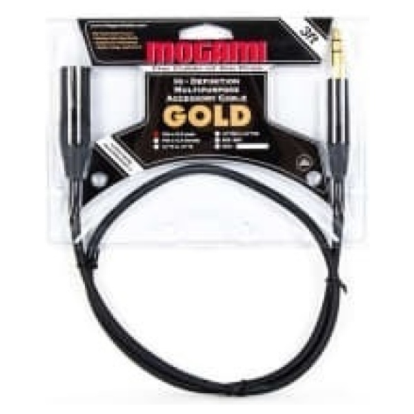 Mogami Serie Gold 10ft Cable TRS/XLRM 3m Balanceado Monitor