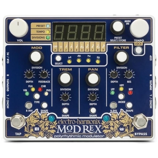 Pedal Electro Harmonix Mod Rex Modulador Polirritmico