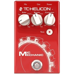 Pedal TC Helicon Mic Mechanic 2 Voces Pitch Delay Reverb